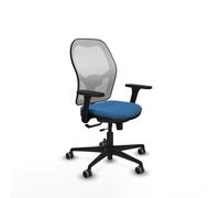 Jorquera traslack malla blanca similpiel azul claro brazos 3d base nai