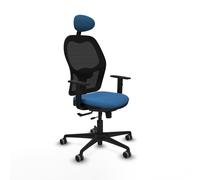 Jorquera traslack malla negra similpiel azul claro brazos 1d base nail