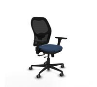Jorquera traslack malla negra similpiel azul marino brazos 3d base nai