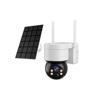 Jortan Tech Cámara Solar de Bajo Consumo JT-8258T 2MP, H.265AI, Visión Nocturna, Detección PIR, Audio Bidireccional, Almacenamiento en la Nube, Conectividad Wi-Fi, Resistencia a Altas Temperaturas