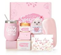 JORTINE Regalos para mujeres, regalo de cumpleaños para novia, cumpleaños, bienestar y relajación, set de regalo con taza aislada, regalo de cumpleaños para mamá, novia, hermana, colega, regalos de