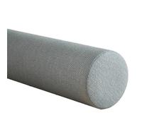 JORTUIO Almohada Cervical Cilíndrica, 40/50/60/70/90 cm Cojin Cilíndrica del Cuello Espuma de Memoria, Cojin Rulo Reposacabezas, para Lumbar,Rodillas,Dormir/Hogar/Oficina(Gris,20cmx70cm)