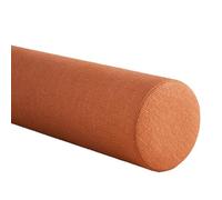 JORTUIO Almohada Cervical Cilíndrica, 40/50/60/70/90 cm Cojin Cilíndrica del Cuello Espuma de Memoria, Cojin Rulo Reposacabezas, para Lumbar,Rodillas,Dormir/Hogar/Oficina(Naranja,20cmx70cm)