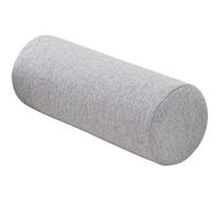 JORTUIO Almohada Cervical Cilíndrica del Cuello,Espuma de Memoria Cojín Cilíndrico Cojín Cervical De Soporte, Cojín Lumbar Y Cojín De Rodillas, para Dormir/Hogar/Oficina(Gris Claro,15cmx50cm)