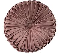 JORTUIO Almohada Redonda De Calabaza,Terciopelo Cojín Decorativo De Sofá,Cojines Lumbar para El Respaldo De La Sala De Estar Suave Y Multifuncional Decorativa para Sofá Y Cama(Café,D: 35cmx10cm)