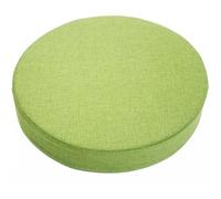 JORTUIO Cojines para Silla Redondos, 30cm/35cm/40/45cm, Almohadilla Antideslizante para Taburete de Silla,Cojín de Asiento Redondos, para jardín, Ordenador,Oficina, Cocina(Verde,35x35x5cm)