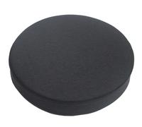 JORTUIO Cojines para Silla Redondos, 30cm/35cm/40/45cm, Almohadilla Antideslizante para Taburete de Silla,Cojín de Asiento Redondos, para jardín, Ordenador,Oficina, Cocina(Negro,40x40cmx5cm)