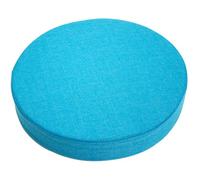 JORTUIO Cojines para Silla Redondos, 30cm/35cm/40/45cm, Almohadilla Antideslizante para Taburete de Silla,Cojín de Asiento Redondos, para jardín, Ordenador,Oficina, Cocina(Lake Blue,35x35x5cm)