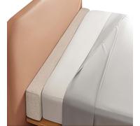 JORTUIO Mattress Extender, Bed Gap/Space Filler for Queen/Twin/Full/King Size, Headboard Pillow Between Headboard and Mattress or Wall, High-Density 45D Sponge with Removable Cover(#1,180x15x15cm)