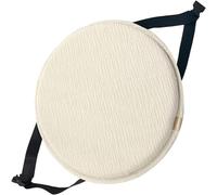 JORTUIO Pack 1/2/4 Cojines para Sillas Redondo,40x40/45x45/50x50 cm,con Hebilla Antideslizante,Cojín de Asiento Suave para Taburete, para jardín, Interior, Exterior, Hogar(Color1,50cm (1pc))