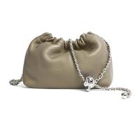 Joryin Trendy Dumpling - Bolso cruzado para mujer, de piel auténtica, estilo hobo nude, color piel, Piel piel