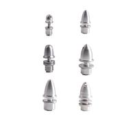 Jorzer Adaptador De Hélice 6PCS 2/2.3/3/3.17/4/5 Mm Soporte De Adaptador De Hélice De Motor RC Sin Escobillas De Aluminio Clips De Hélice para Piezas De Barco RC De Motor Sin Escobillas