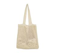 Jorzer Bolso de mano para mujer Bolsos de mano de playa grandes Bolsos de hombro tejidos a Bolso estético Lindo crochet estético de playa.-