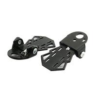 Jorzer Clavijas De Pie para Bicicleta Pedales Traseros para Bicicleta Estriberas De Acero Antideslizantes Reposapiés Plegables Piezas De Ciclismo 1 Par