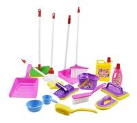 Jorzer Juego de Limpieza Infantil: Herramientas de Limpieza para el hogar Escoba con pulverizador fregona y recogedor. Juguete de imitación para niños de 3 a 6 años Pascua.