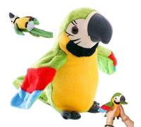 Jorzer Juguete de Loro parlante, Peluche vívido, Loro parlante Interactivo, Repite lo Que dijiste, Juguetes electrónicos para pájaros para niños, niñas, Fiesta, cumpleaños, Juguetes sin batería..