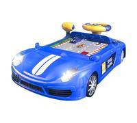 Jorzer Juguete simulador de conducción, Juguete de Volante eléctrico con Sonido y luz, Aprendizaje Educativo de conducción para niños y niñas, sin batería,