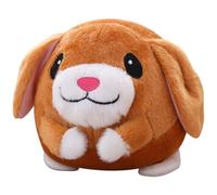 Jorzer Juguetes interactivos para Perros, Juguete de Felpa para Perros Que rebota, Bola móvil Recargable por USB para Mascotas con Modo de grabación y música para mantenerlos ocupados.