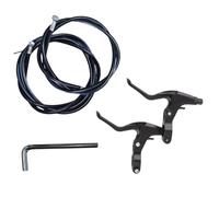 Jorzer Kit de Freno de Bicicleta, palancas de Freno de Bicicleta con Herramienta de Cable para la mayoría de Las Bicicletas, Paquete de 2 22, 2 mm/0, 87 Pulgadas, Negro.