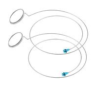 Jorzer Lupa de Ojo de relojero Lupa de Lupa Soporte para Gafas Lupa de Ojo de Alambre Soporte para Gafas Reloj de Cabeza reparación de relojeros Herramienta de reparación Lupa 2 uds.