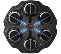 Jorzer Máquina de Boxeo Musical con ventosas, 35, 5 x 35, 5 x cm, Ajustable para Montar en la Pared, con Luces y Pantalla de grabación, conexión inalámbrica, Ideal para Adultos y niños..