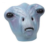 Jorzer Máscara de Halloween Máscara de látex alienígena espeluznante 12x11.8x9.8 Máscaras de terror realistas de cabeza completa con orificios de ventilación para broma de fiesta de cosplay de Hallo.