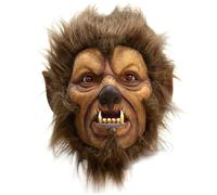 Jorzer Masilla de hombre lobo Halloween Horror Full Head Full Wolf Wolf Woly Cabello Moon Ladex Ladex Animal Masks Werewolf para Fiesta de cosplay, bromas, Juegos de Toys Carnivals