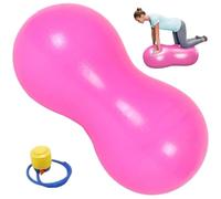 Jorzer Pelota de maní para Embarazadas Pelota de Ejercicio de PVC Grueso antiestallido Pelota de Equilibrio de 35,4x17,7 Inch con Bomba de Aire Pelota de maní portátil para Yoga Estilo 2