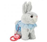 Jorzer Robot Bunny Adorable Conejito electrónico Suave Juguetes para niños con Leah Caminando Cantando Mascotas vivas realistas para niñas y niños.