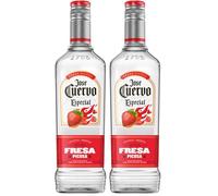 JOSE CUERVO Especial Silver Fresa Picosa 19% Vol 700 ml, Licor de tequilla fresa picosa (Paquete de 2)
