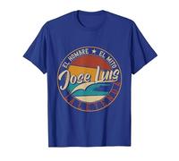 Jose Luis El Hombre el Mito la Leyenda Camiseta, Hombre, Azul Real, L