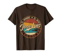 Jose Luis El Hombre el Mito la Leyenda Camiseta, Hombre, Marrón, 3XL