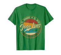 Jose Luis El Hombre el Mito la Leyenda Camiseta, Hombre, Verde Kelly, XL