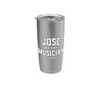 Jose Meme Disfraz de músico de Halloween Gen Z Millennial José Vaso térmico de acero inoxidable de doble pared