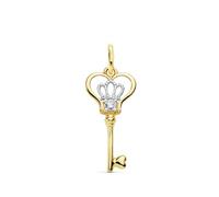 Jose Peón Colgante 18k llave bicolor circonita