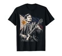 Jose Rizal Filipinas Tocando Guitarra Eléctrica Rocker Humor Camiseta