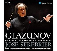 Jose Serebrier - Glazunov : Complete Symphonies & Concertos