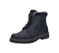 Josef Seibel Curtis.50 - Botas de motorista para hombre, ancho G (normal), plantilla intercambiable, impermeable, Negro , 45 EU