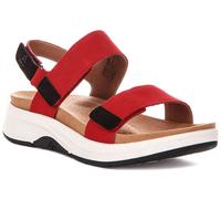 Josef Seibel Estelle 04 Sandalias Ajustables Tipo Slip-On Mujer Rojo EU37-41
