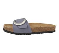 Josef Seibel Hermine 14 Sandalias Mules Pantuflas Slipper Mujer Azul Piel