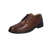 Josef Seibel Hombre Calzado de Negocios Alastair 01, de Caballero Zapatos con Cordones,Ancho K (Extra_Ancha),Plantilla Desmontable,Marrón (Cognac-Kombi),48 EU / 13 UK