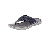 Josef Seibel Hombre Chanclas,Chancletas Vincent 12, de Caballero Sandalias,Ancho G (Normal),Verano,Playa,Sandalia,Azul (Jeans-Kombi),45 EU / 10 UK