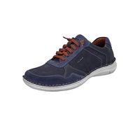 Josef Seibel Hombre Zapatillas Bajas Anvers 97, de Caballero Zapatillas,Ancho K (Extra_Ancha),Plantilla Desmontable,Azul (Ocean),42 EU / 8 UK