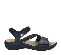Josef Seibel Ibiza-02 Piel Negra: Sandalia Mujer Con cierre de gancho y bucle, Plantilla Anatómica Extraíble, Suela Pu Ligera Y Antideslizante. Cómodas Desde El Primer Uso. talla numeric_37