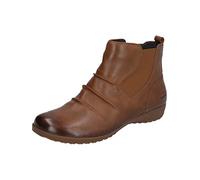 Josef Seibel Mujer Botas Chelsea Naly 60, señora Botines,Ancho G (Normal),Bota de Deslizamiento,Botas,Medias Botas,Plano,Marrón (Cognac),37 EU / 4 UK