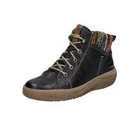 Josef Seibel Mujer Botines con Cordones Alina 52, señora Botines,Ancho G (Normal),Plantilla Desmontable,Impermeable,Negro (Schwarz-Kombi),39 EU / 6 UK