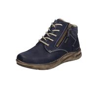 Josef Seibel Mujer Botines con Cordones Conny 52, señora Botines,Ancho G (Normal),Plantilla Desmontable,Impermeable,Azul (Ocean),38 EU / 5 UK