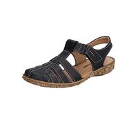 Josef Seibel Mujer Sandalia con Tiras Rosalie 48, señora Sandalias,Ancho G (Normal),Sandalia,Zapato de Verano,cómoda,Negro (Schwarz),36 EU / 3 UK