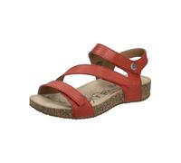 Josef Seibel Mujer Sandalia con Tiras Tonga 25, señora Sandalias,Ancho G (Normal),Zapato de Verano,Sandalia de Verano,Plana,Rojo (Rot),38 EU / 5 UK