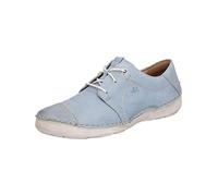 Josef Seibel Mujer Zapatillas Bajas Fergey 20, señora Zapatillas,Ancho G (Normal),Plantilla Desmontable,Azul (Skyblue-Kombi),42 EU / 8 UK